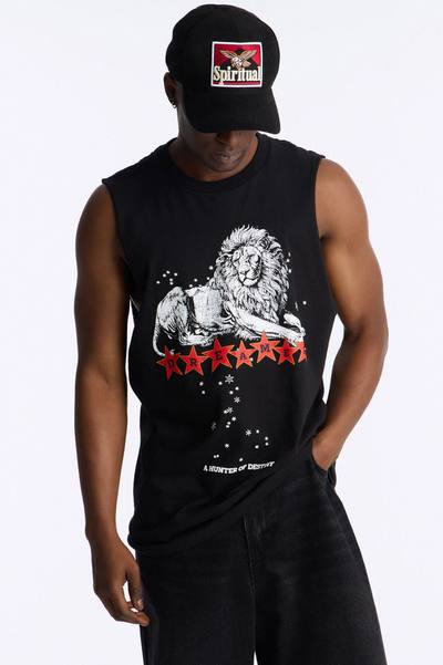 Hunters Of Destiny Oversized Muscle Tank - Black