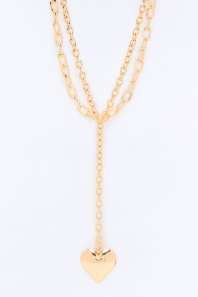 Please Me Lariat Necklace - Gold