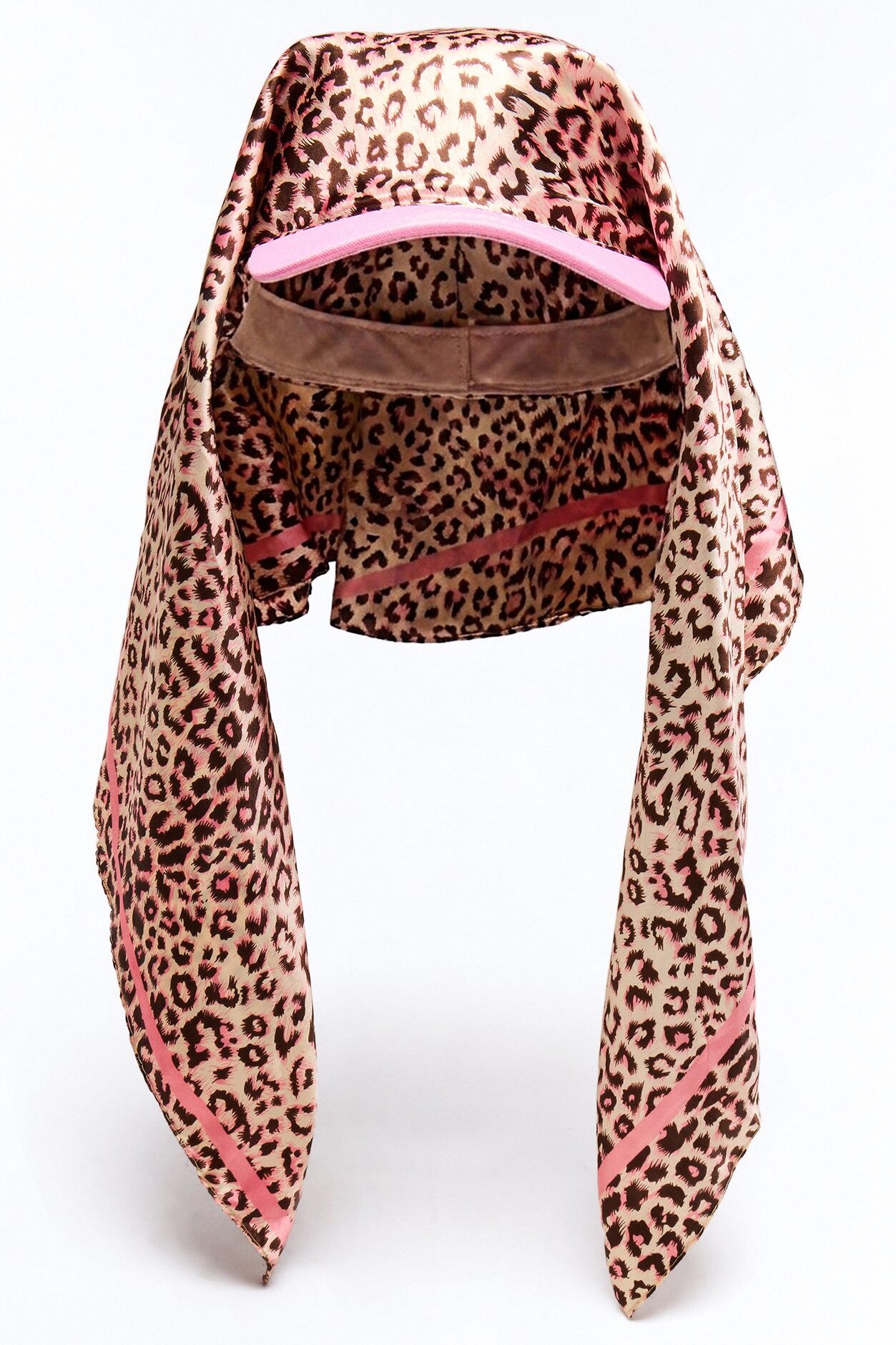 Love Of The Wild Visor And Head Wrap - Pink/combo
