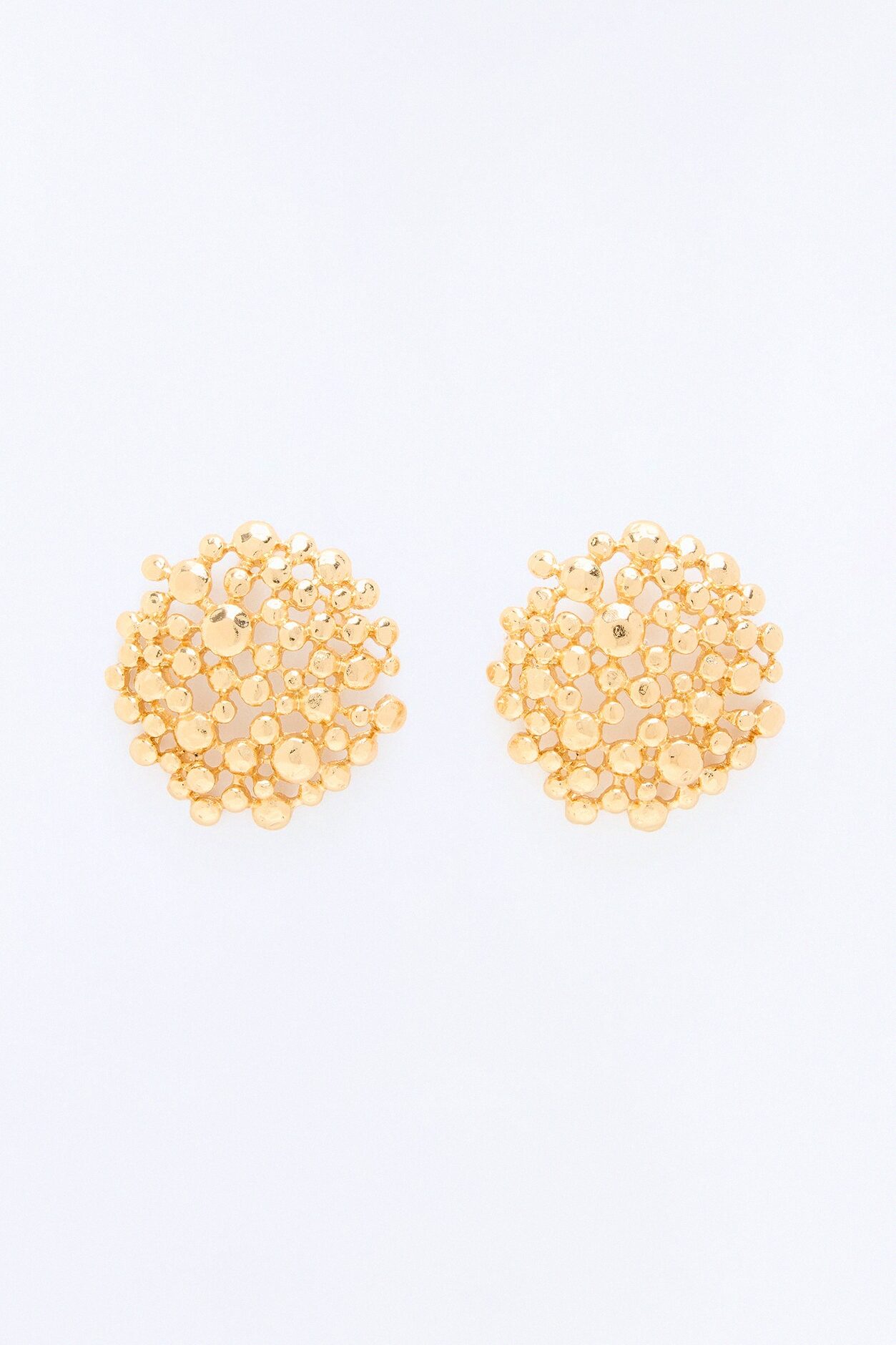 Watch It Go Stud Earrings - Gold