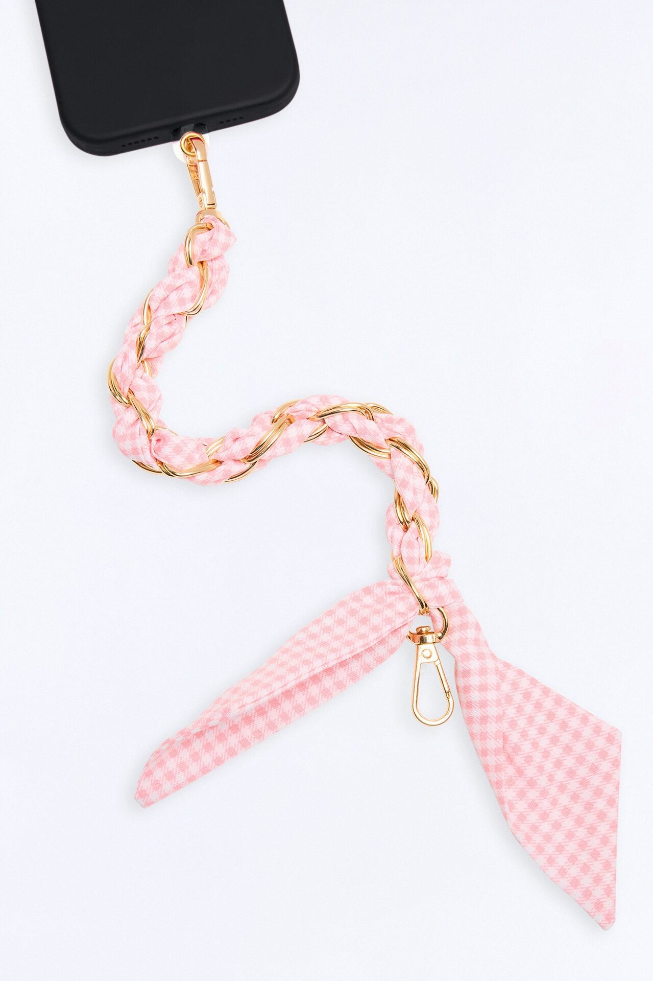 Picnic Date Phone Scarf Wristlet - Red/White
