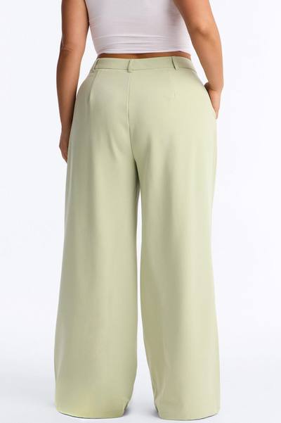 Miss Fabulous Straight Leg Trouser - Sage