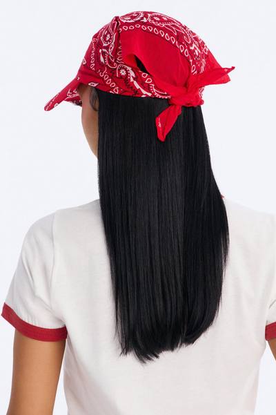 Backseat Rider Visor And Head Wrap - Red/combo
