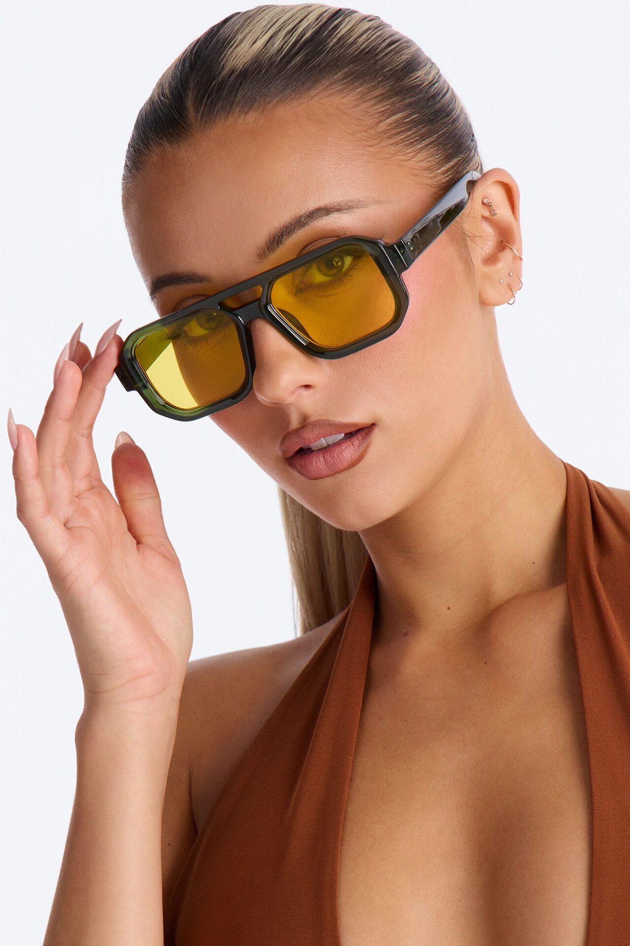 More To Come Sunglasses - Green/combo
