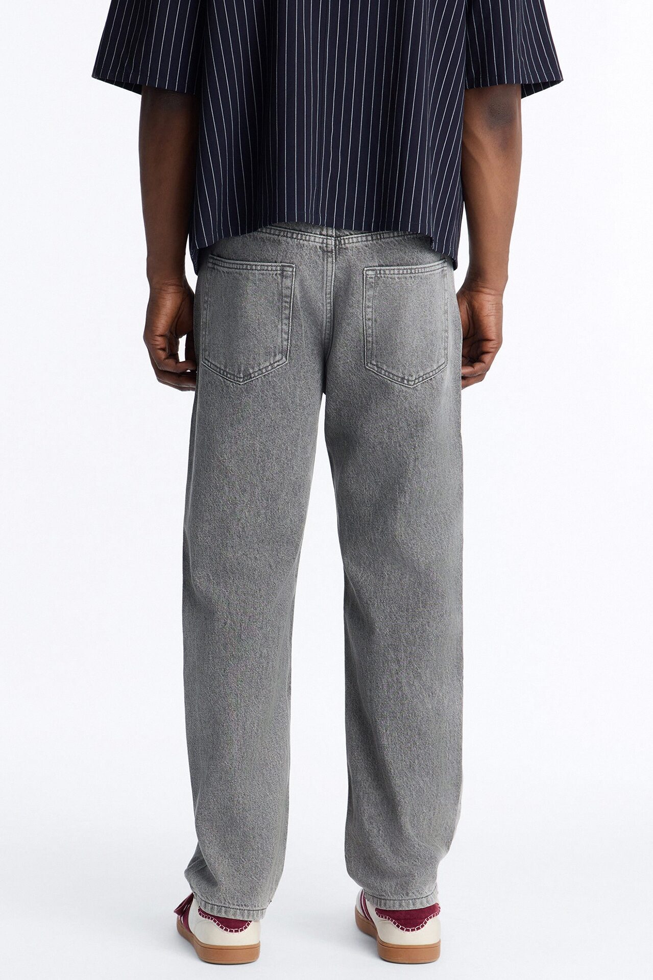 The Staple Straight Jean - GreyMineralWash