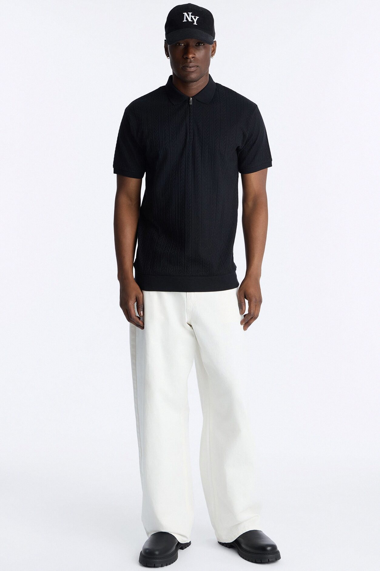 Fairway Short Sleeve Polo - Black