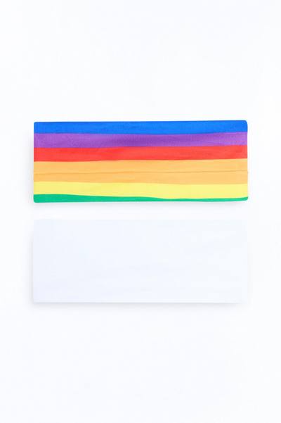 Love The Rainbow 2 Pack Headband Set - Multi Color