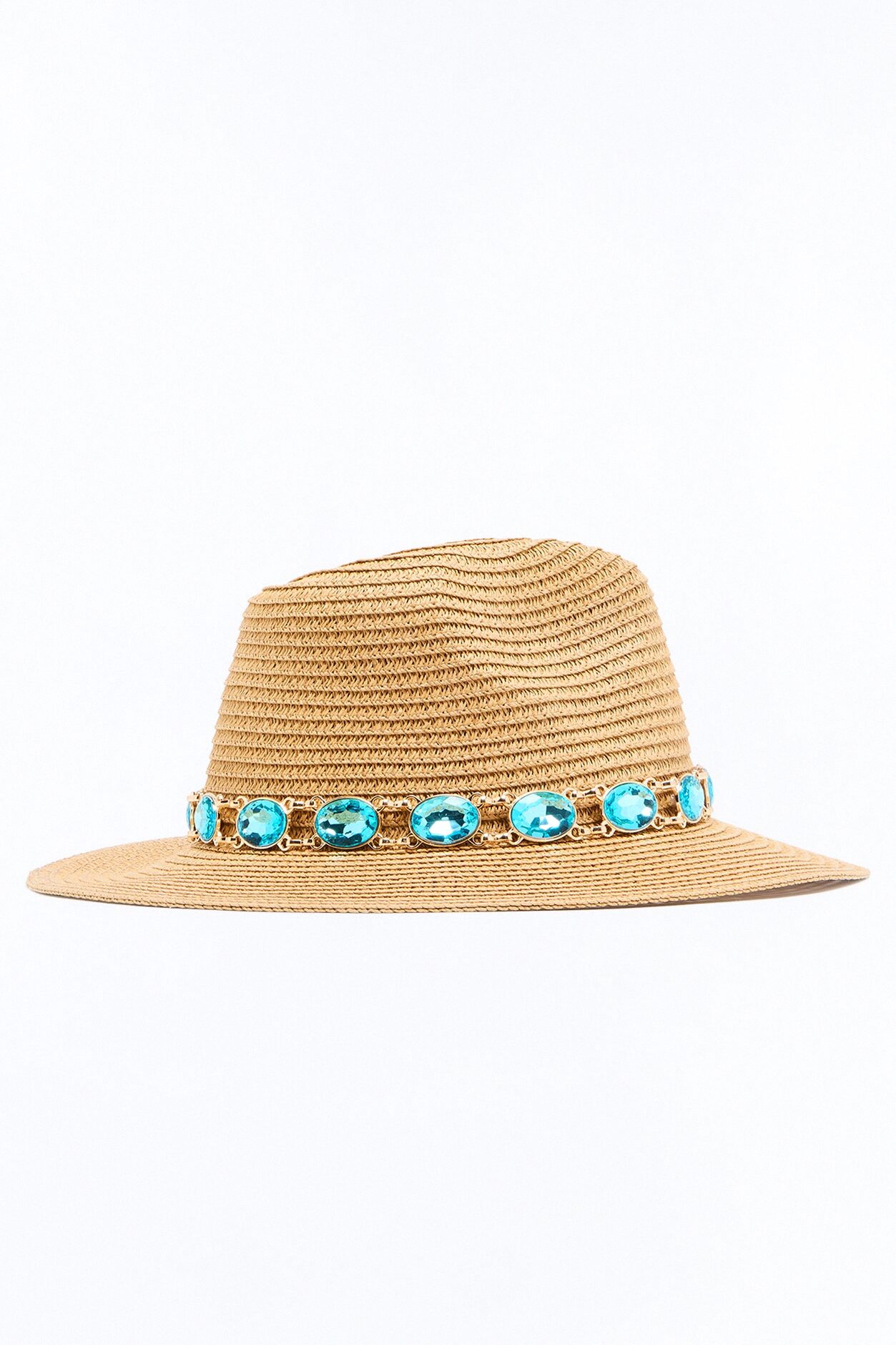 Clear Water Straw Sun Hat - Tan