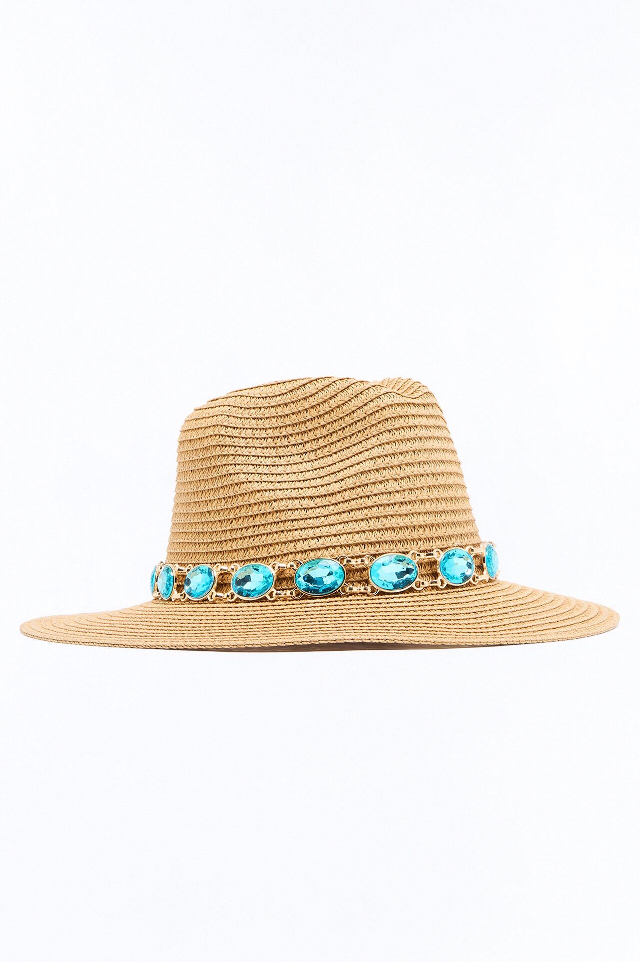 Clear Water Straw Sun Hat - Tan