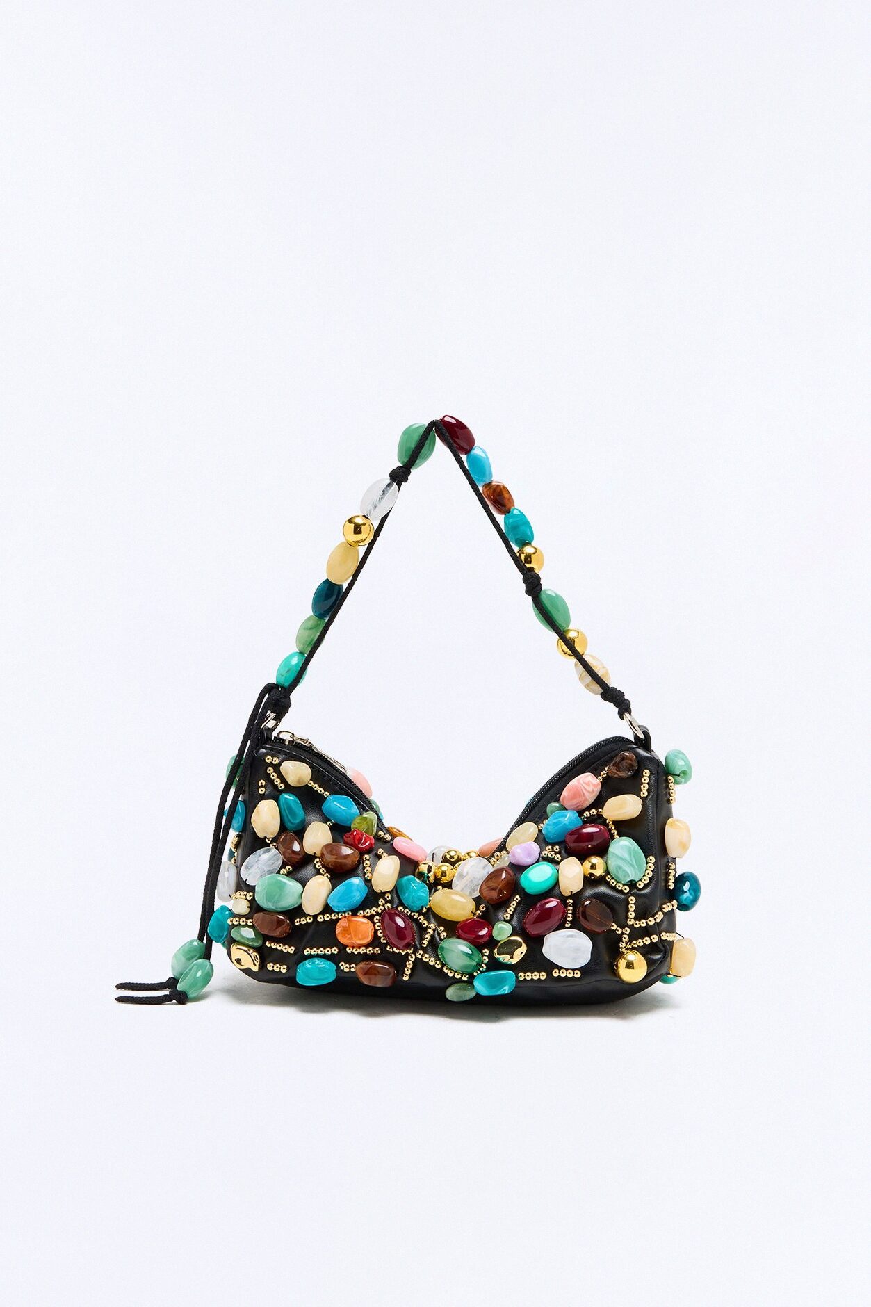 Precious Stones Shoulder Bag - Multi Color