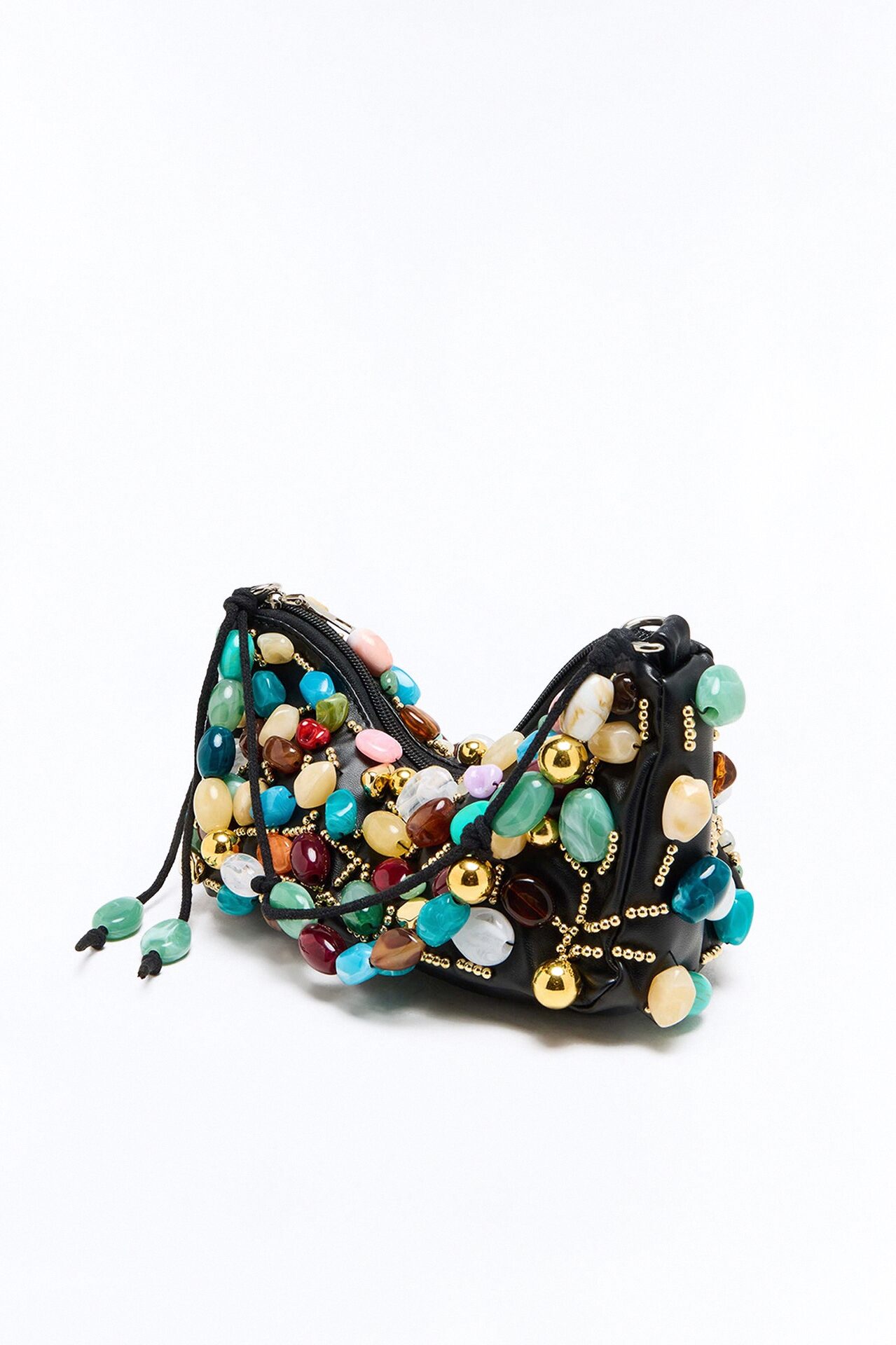 Precious Stones Shoulder Bag - Multi Color