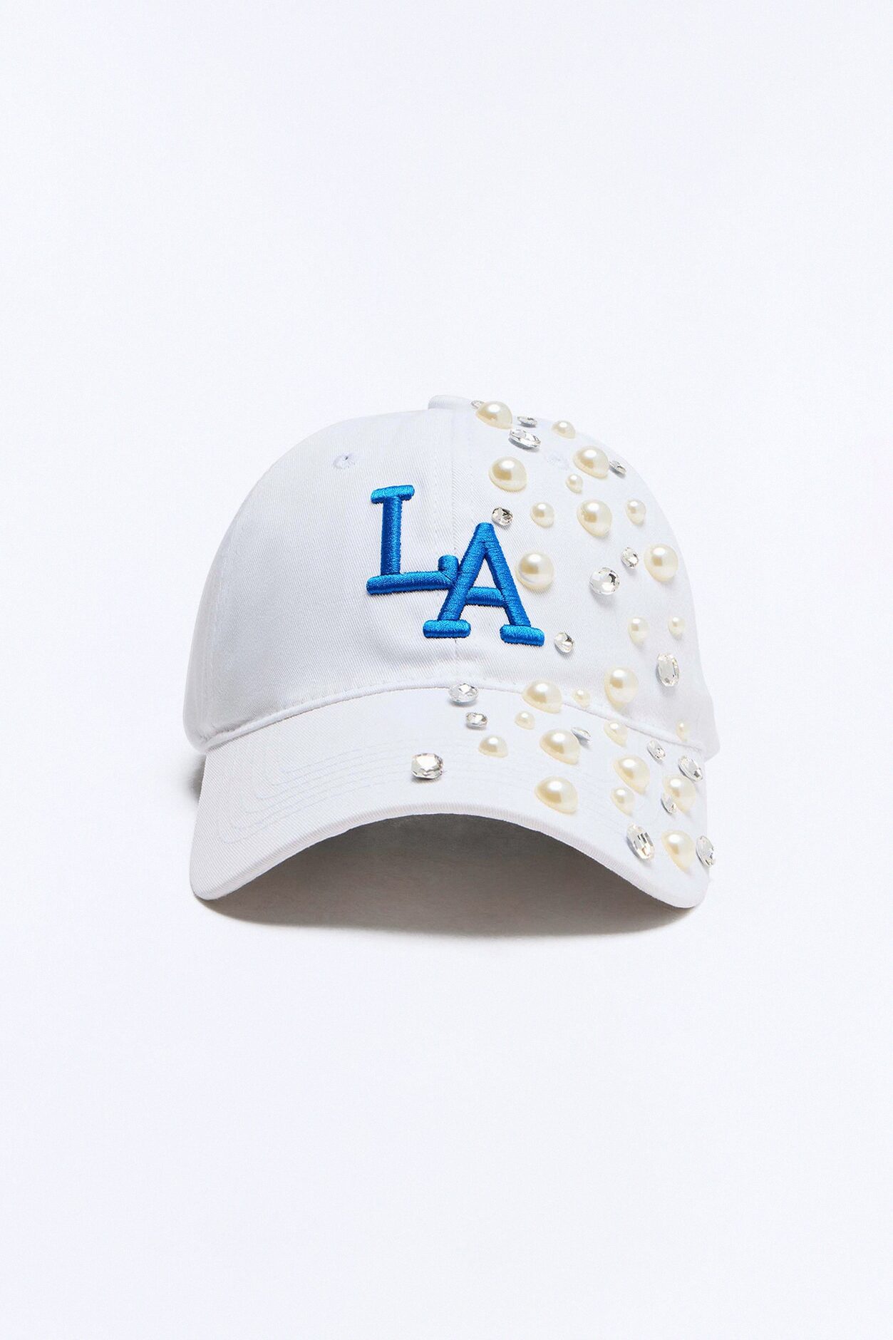 Shining In LA Baseball Hat - White/Blue