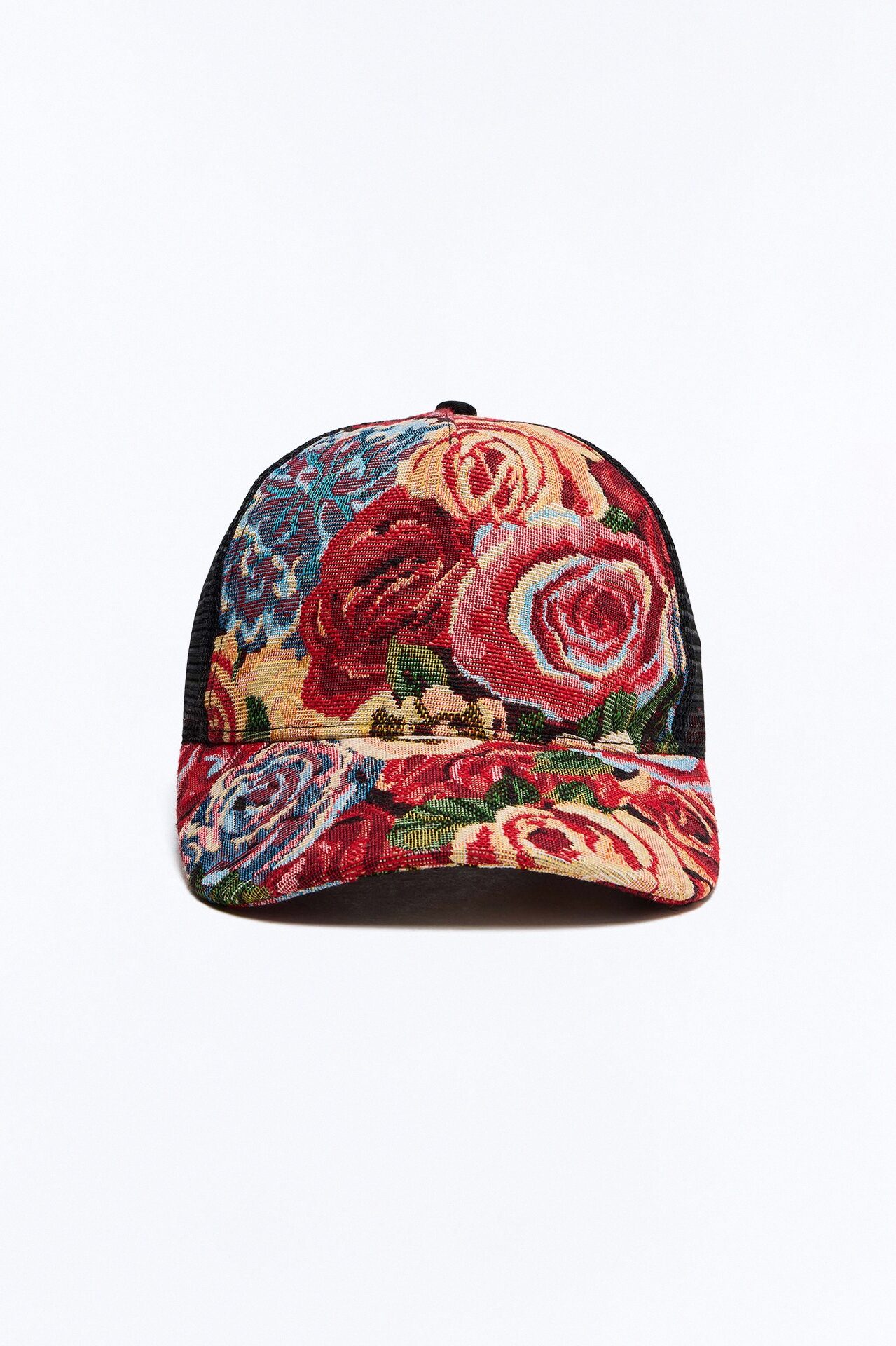 Red Red Roses Trucker Hat - Multi Color