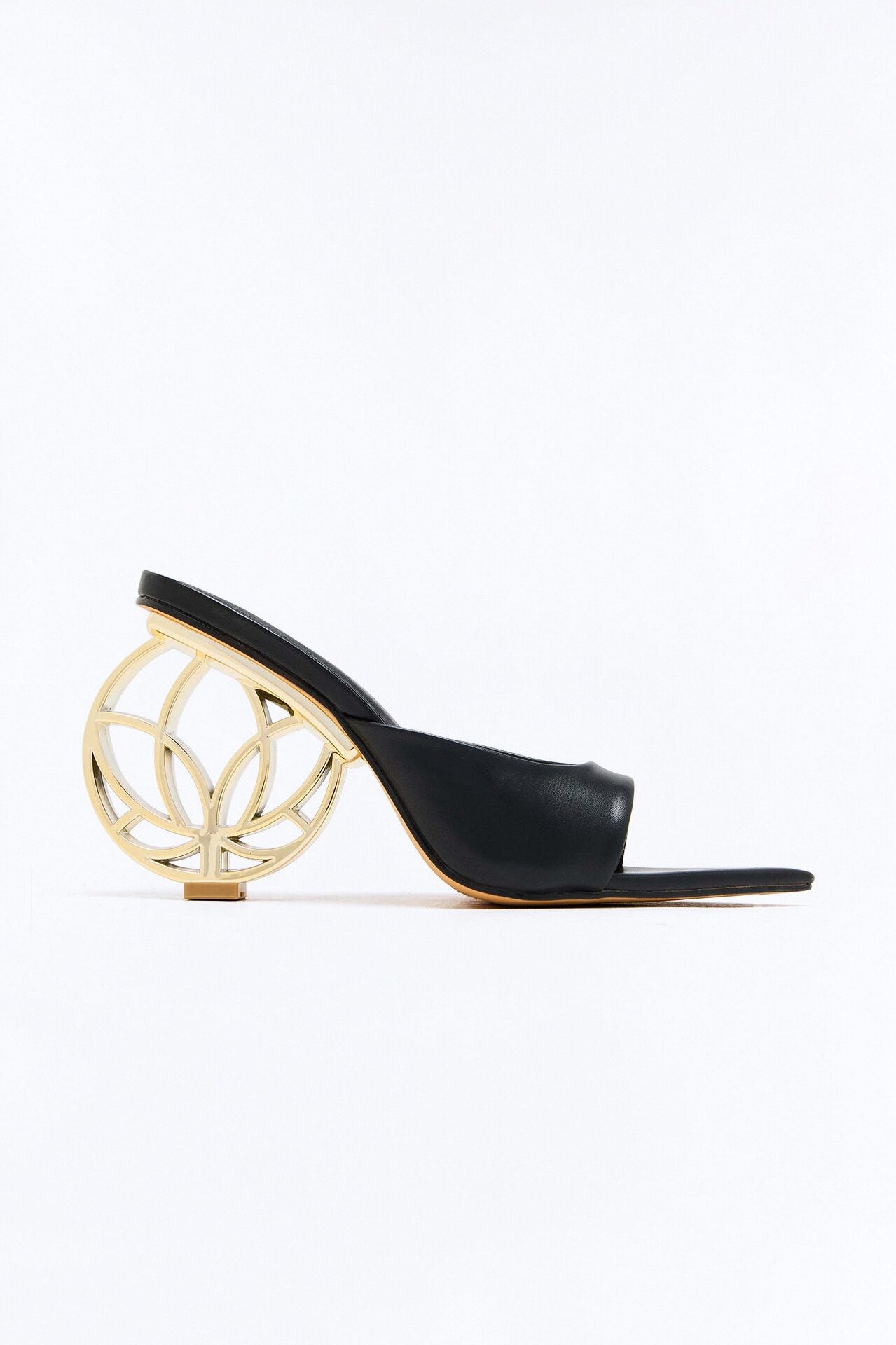 Lotus Dream Novelty Heels - Black