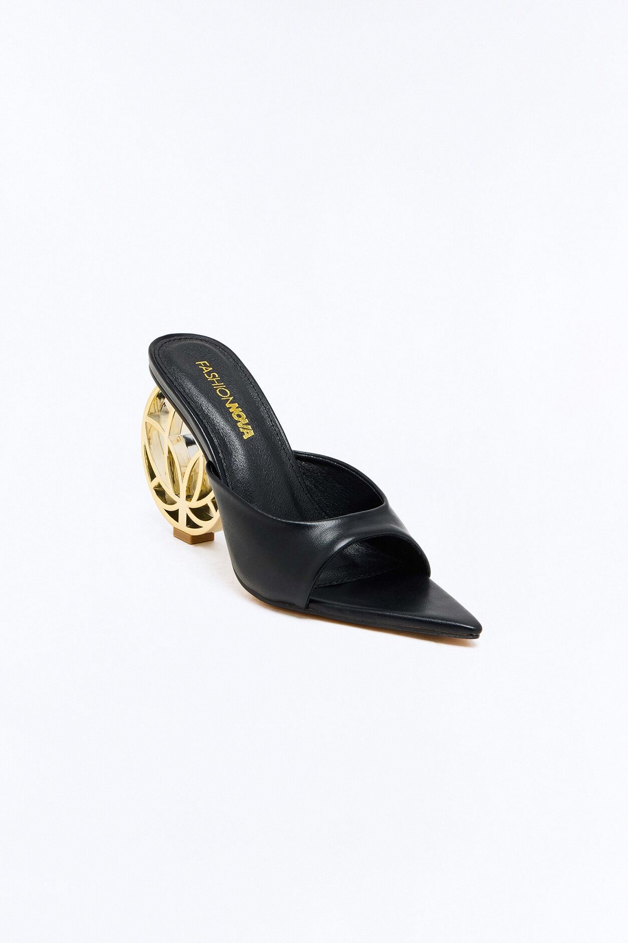 Lotus Dream Novelty Heels - Black