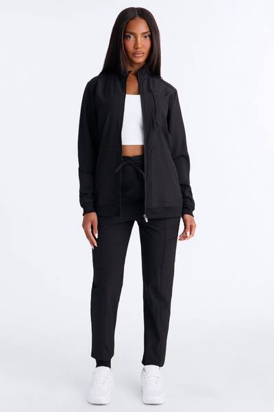 Pulse Pro 4 Way Stretch 5 Pocket Cargo Jogger Scrub Bottoms - Black