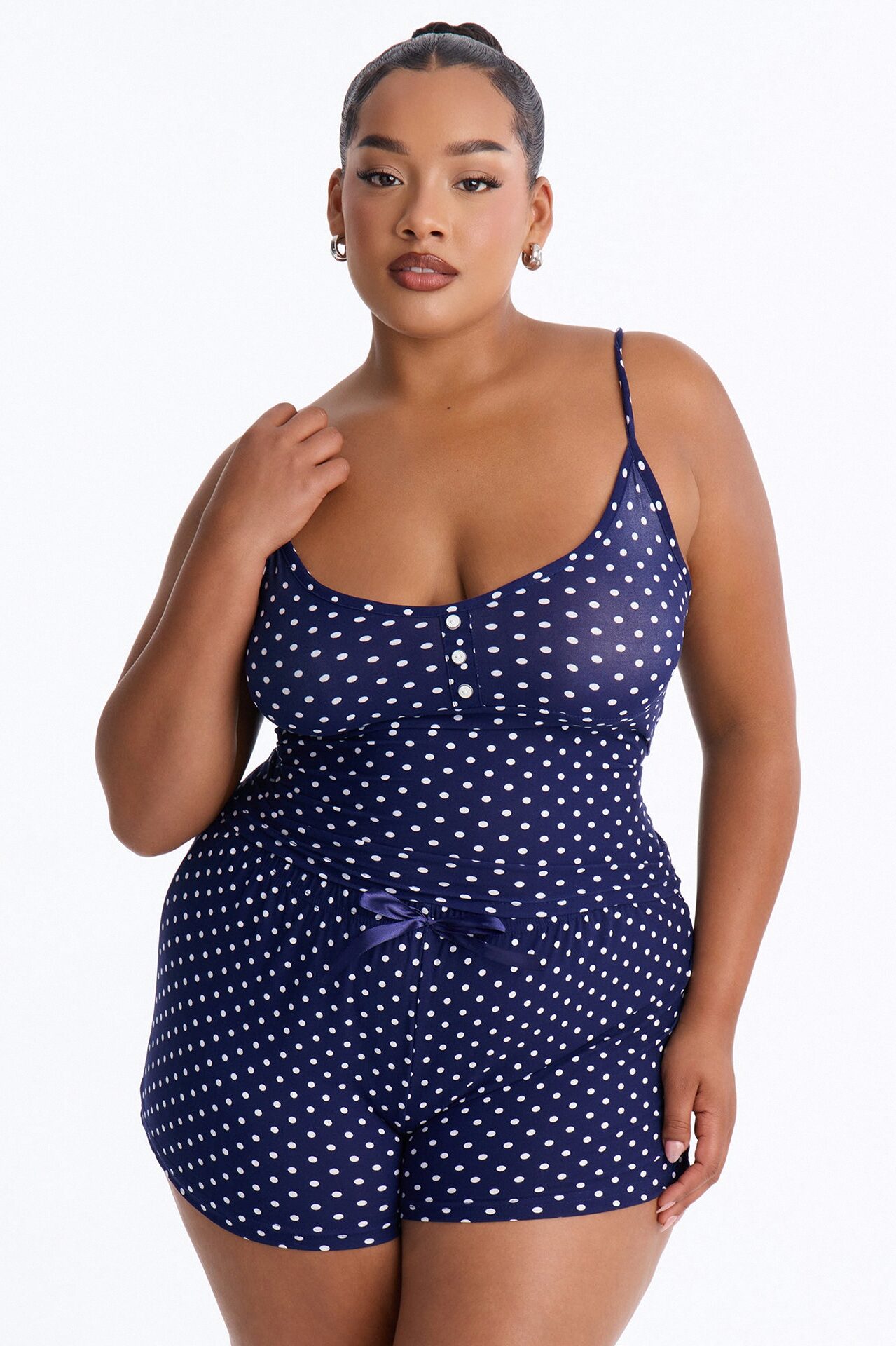 Cozy Dreams PJ Short Set - Navy/combo