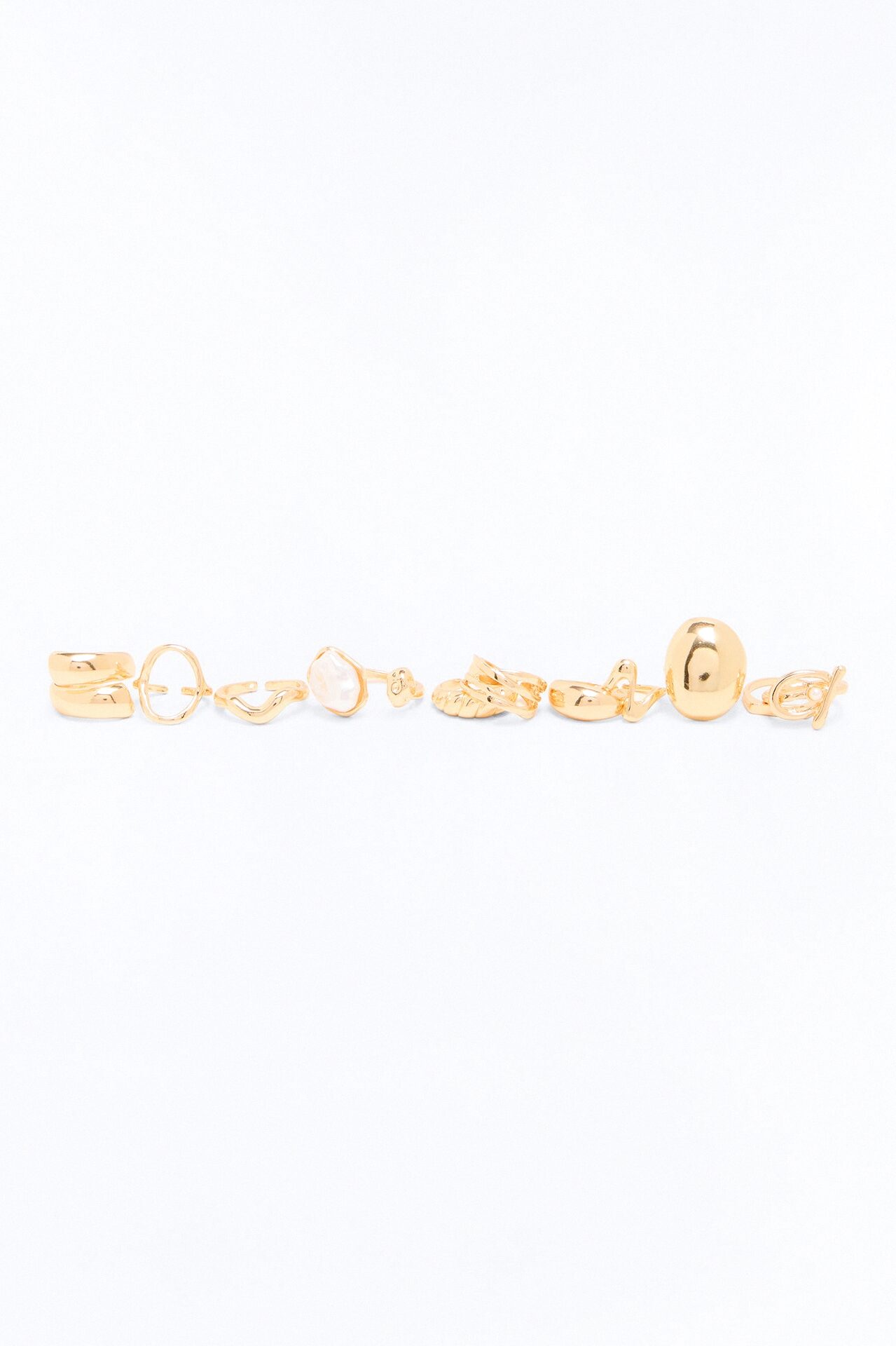 Set The Vibe 11 Piece Ring Set - Gold