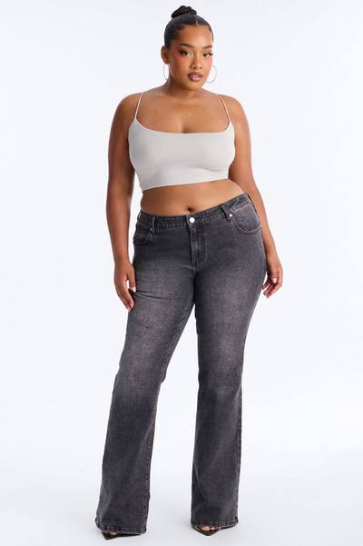 Kiki Super Cropped Top - Grey