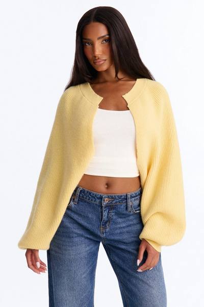 Whatever She Wants Cardigan - Yellow