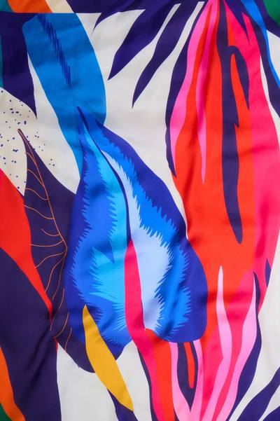 In The Wild Head Scarf And Pony-O Set - Multi Color