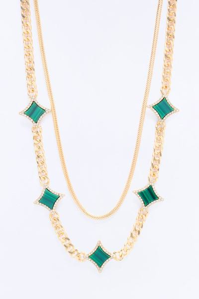 Forever In The Stars Necklace Set - Gold