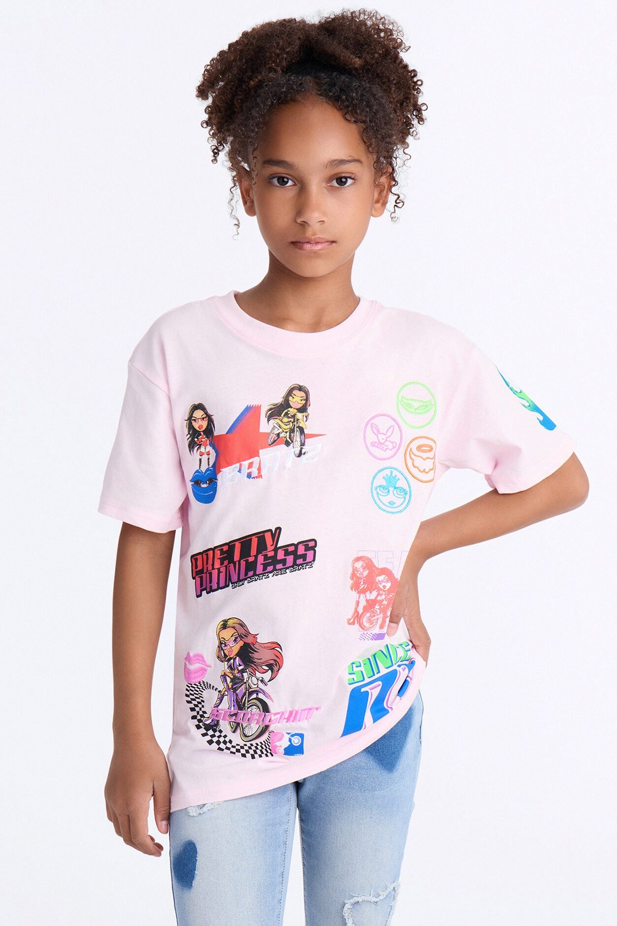 Mini Bratz Express Yourself Short Sleeve Tee - Pink