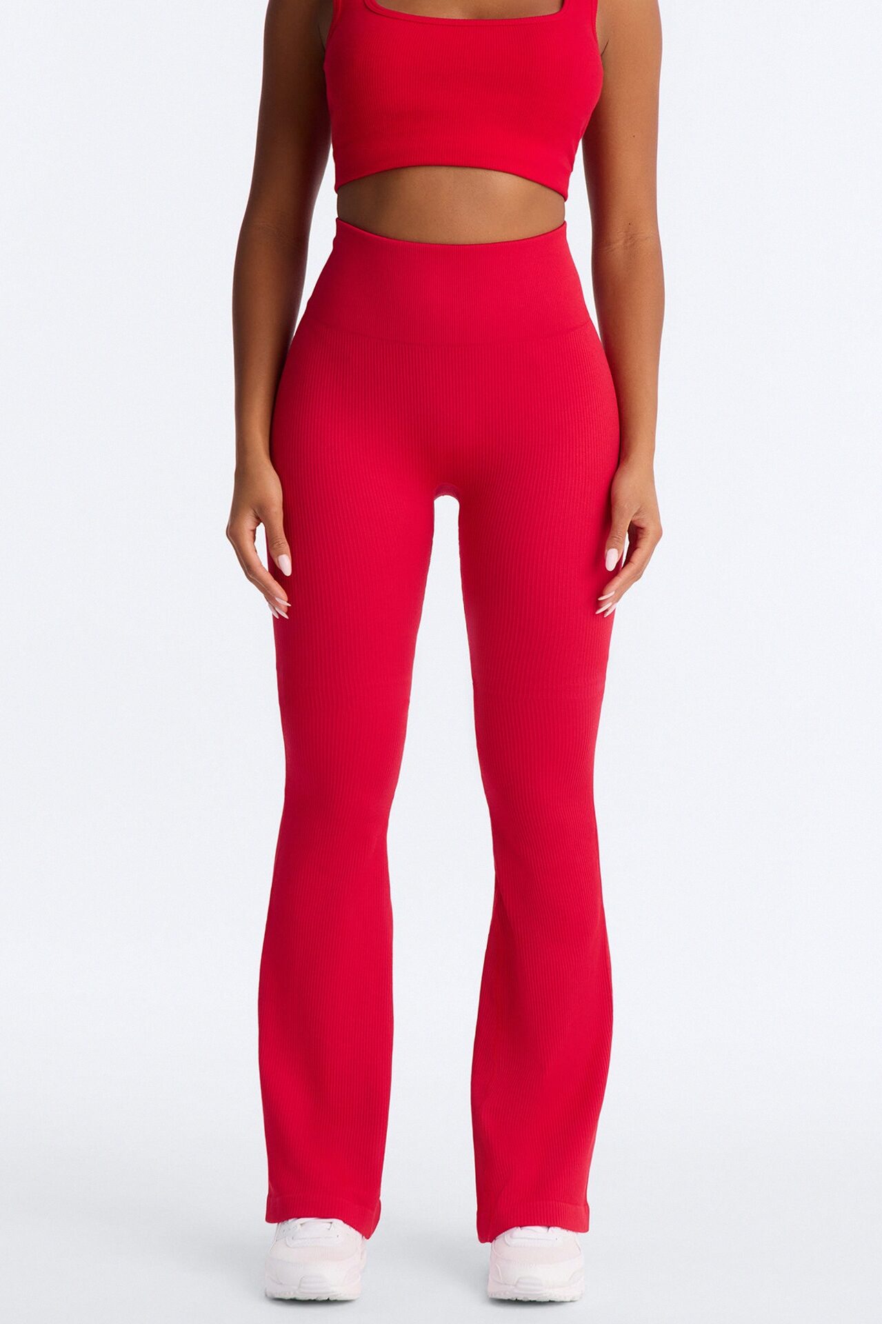 Beach Body Effortless Seamless Active Yoga Pant - Red