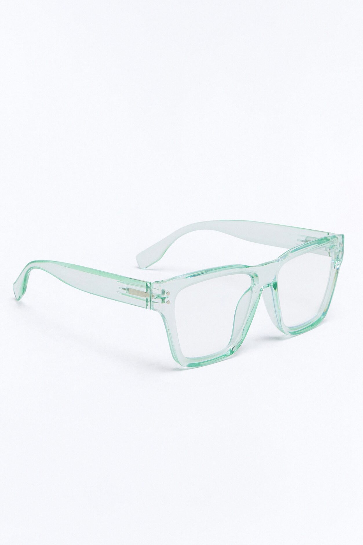 Edgiest In The Office Blue Light Glasses - Green