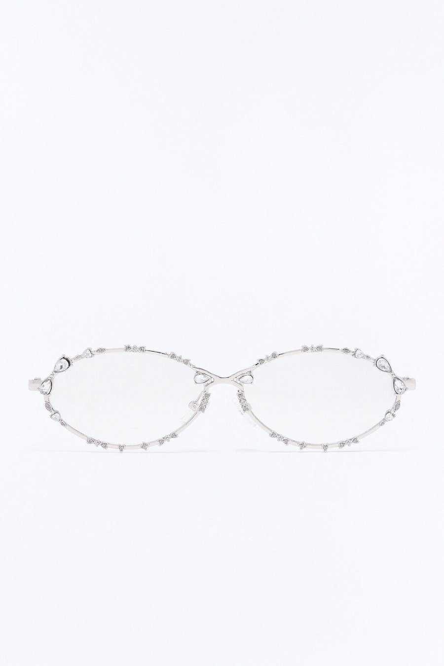 Glassy Gaze Glasses - Silver