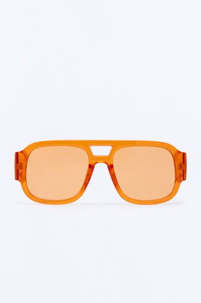 Jet Set Aviator Sunglasses - Orange
