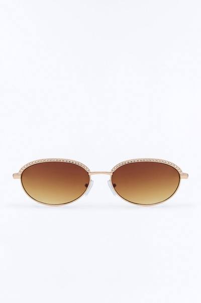 Always Shining Sunglasses - Gold/Brown