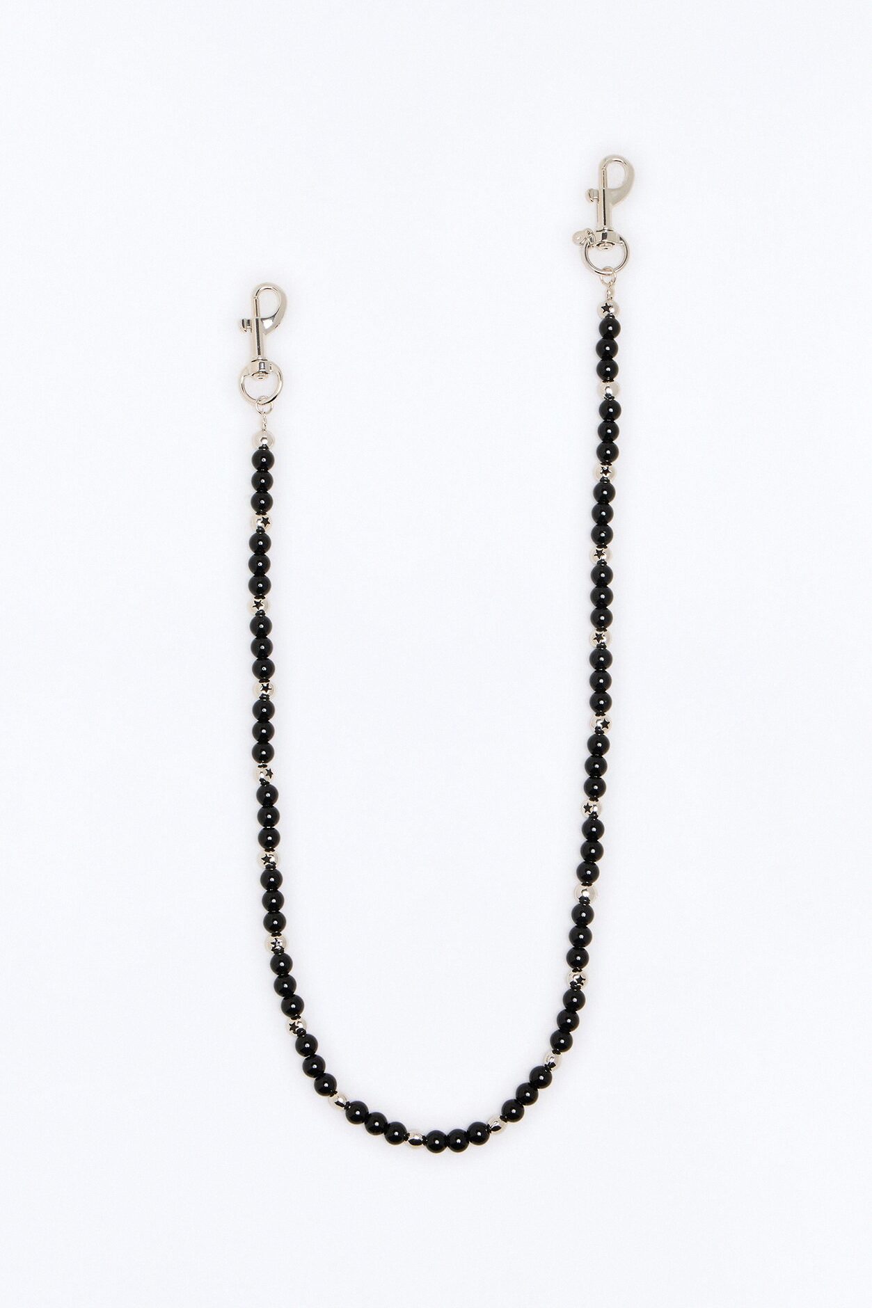 Starfall Beaded Pant Chain - Silver