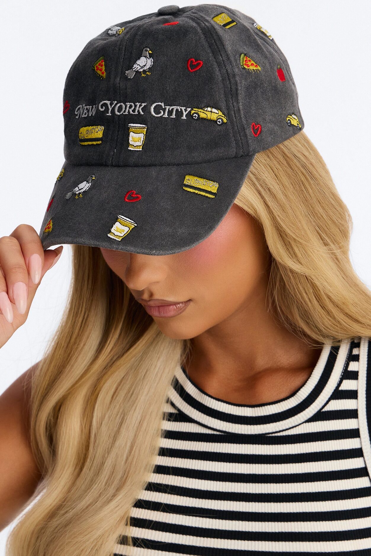 Destination NY Baseball Hat - Black/combo