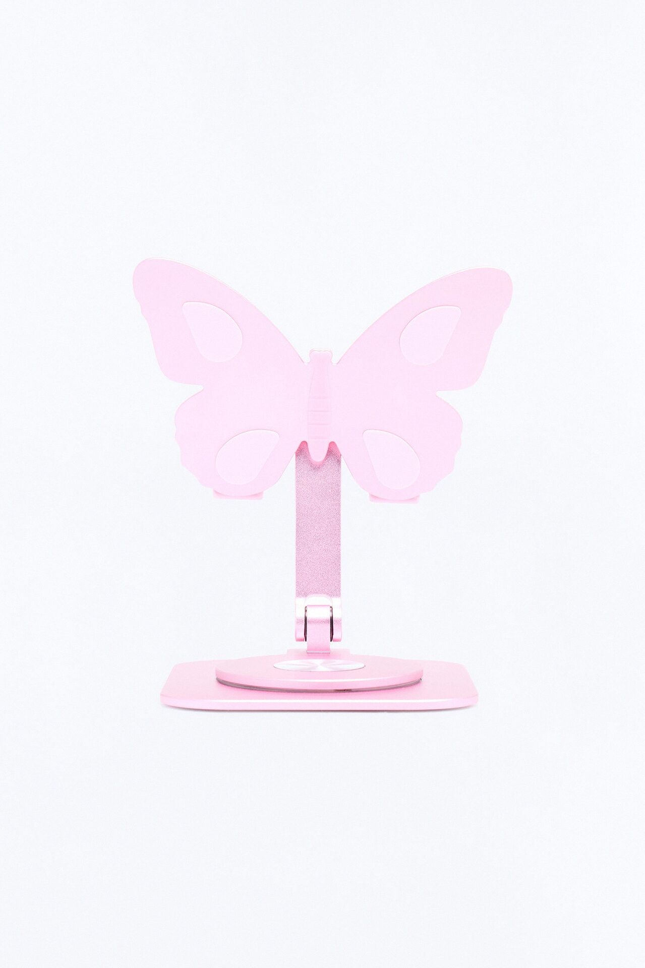 Butterfly Kisses Metal Phone Stand - Pink