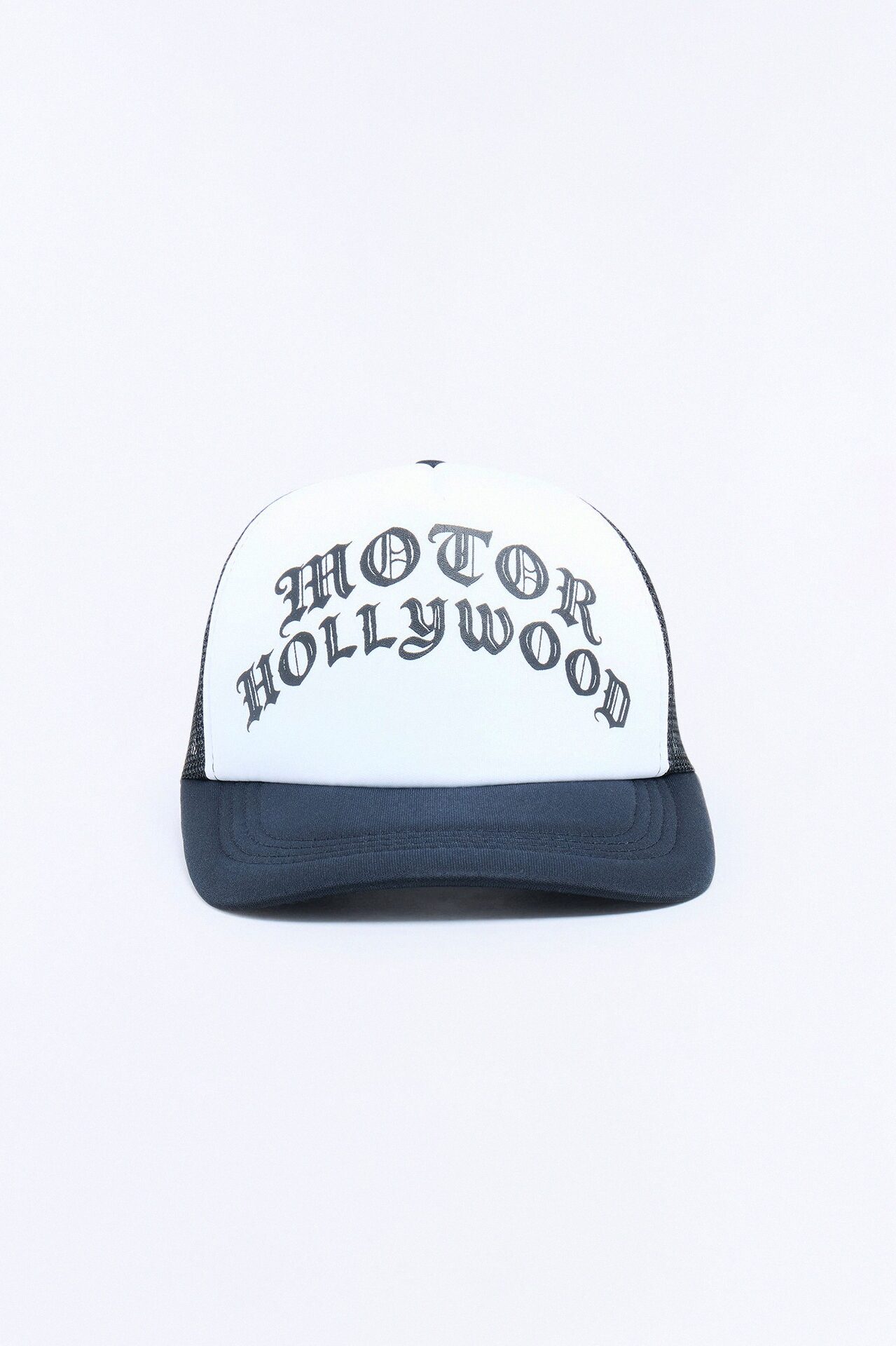 Motor Hollywood Snapback Hat - Black/White