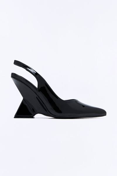 Prelude Slingback Wedge Pumps - Black