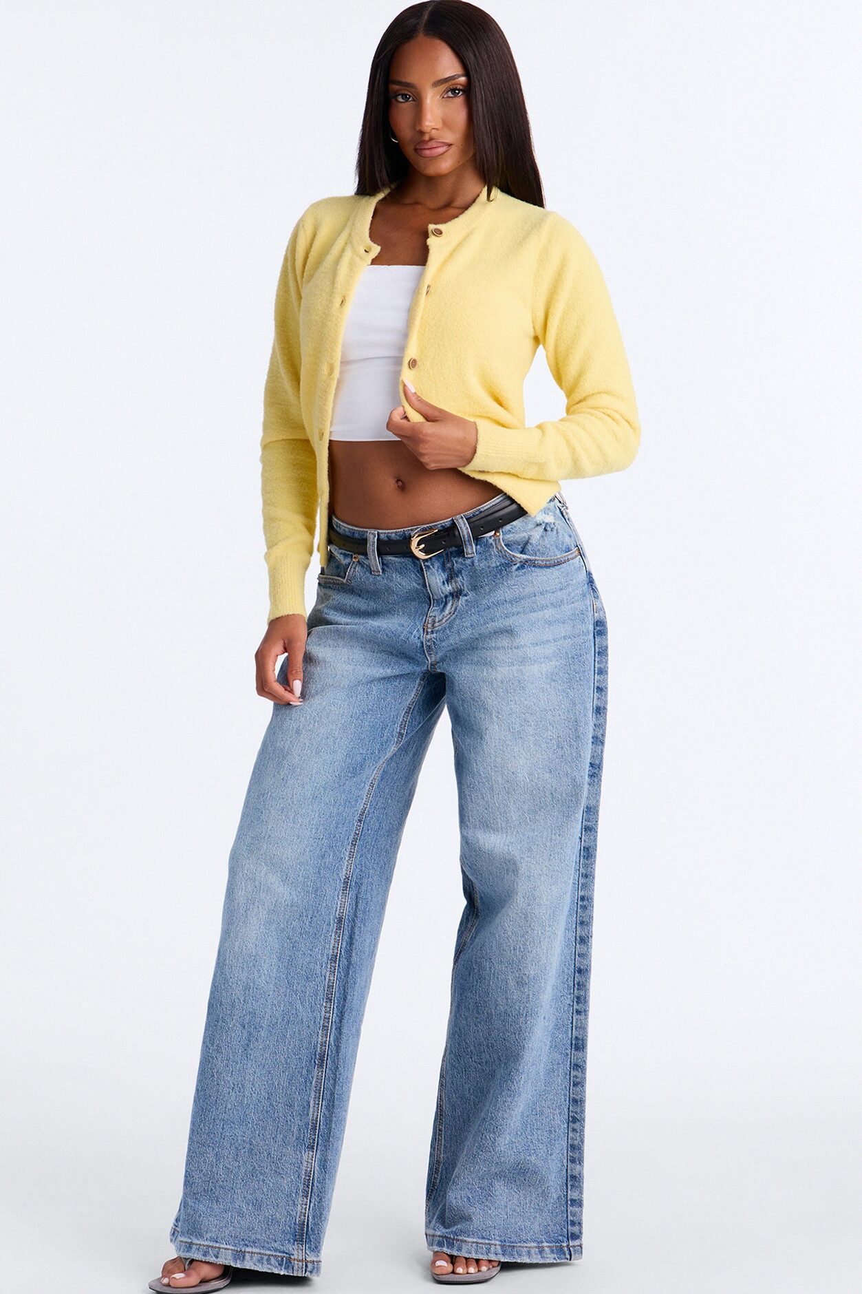 Cozy Feels Cardigan - Butter Yellow