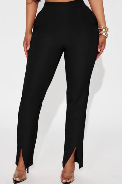 About Her Business Capri Trouser Pant - Red