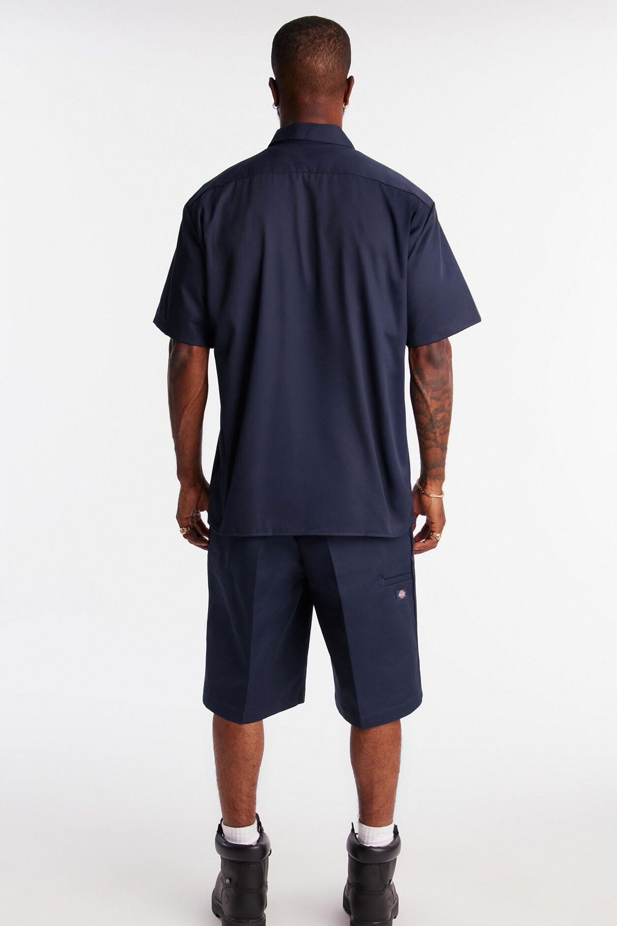 Dickies Short Sleeve Work Shirt - Navy
