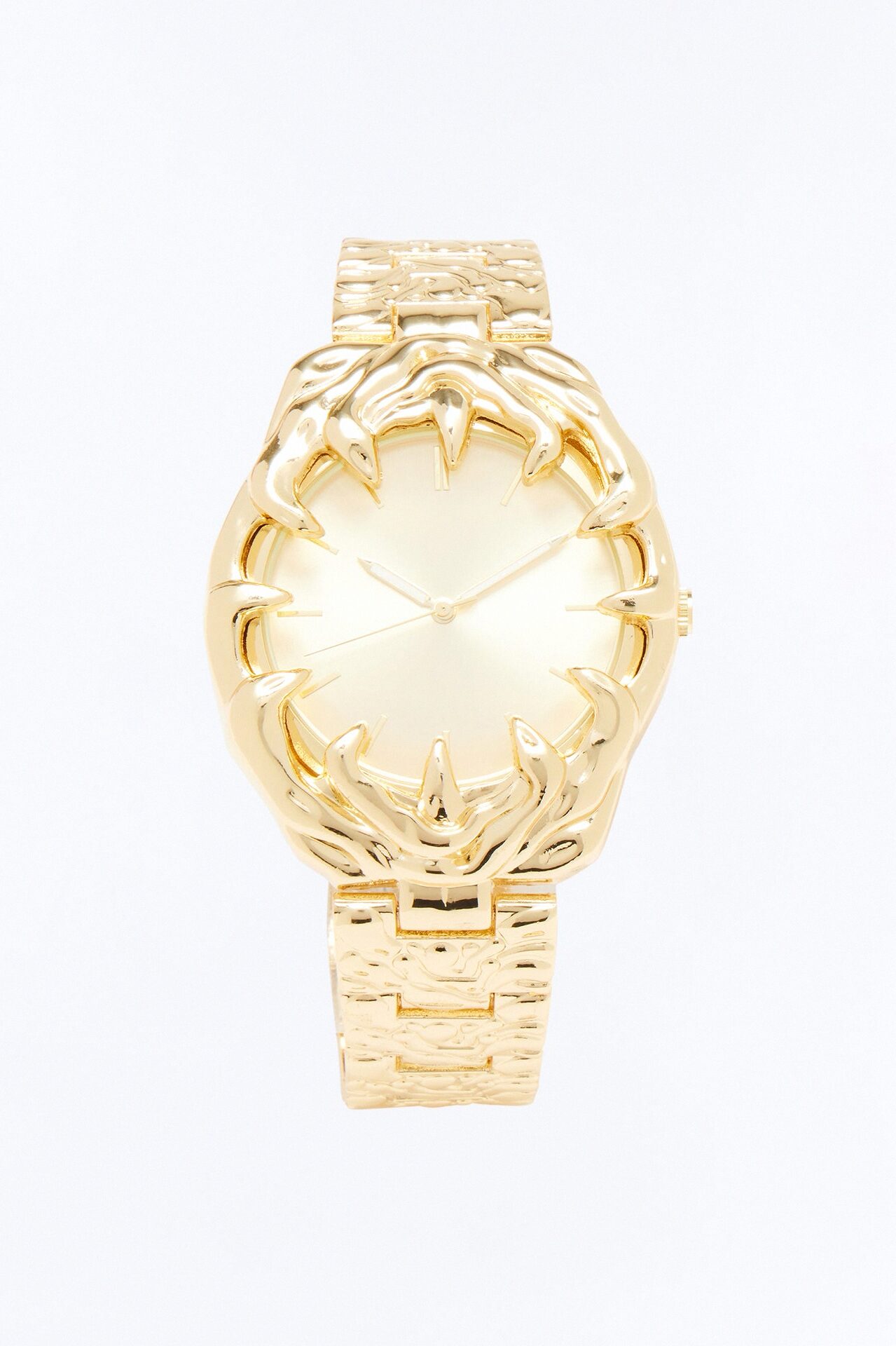 Over The Moon Analog Watch - Gold/Gold