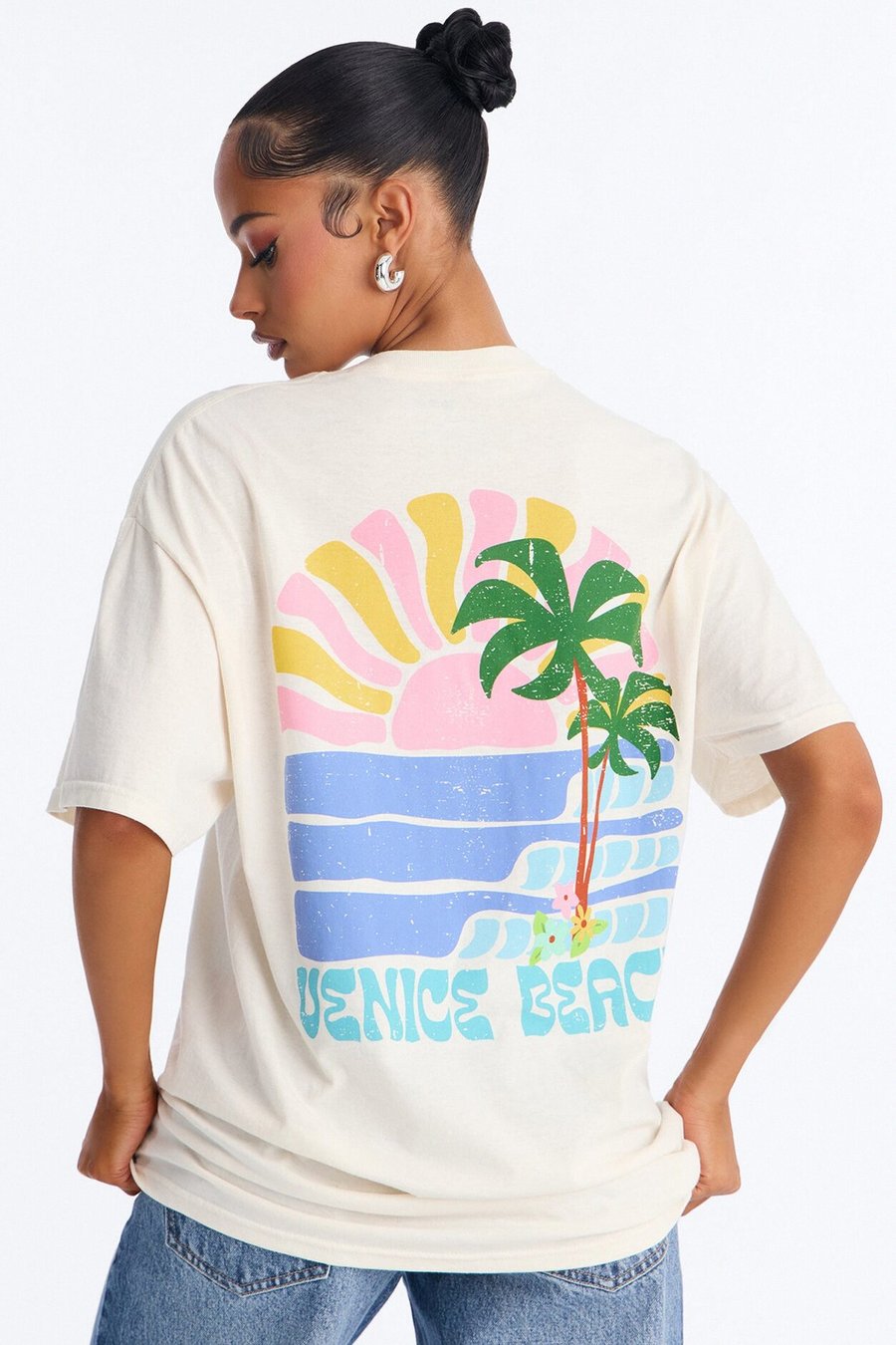 Venice Beach Summer Forever T-Shirt - White