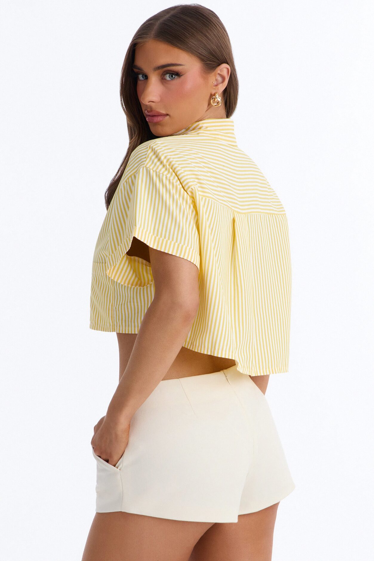 By The Bay Striped Shirt - Mustard/combo