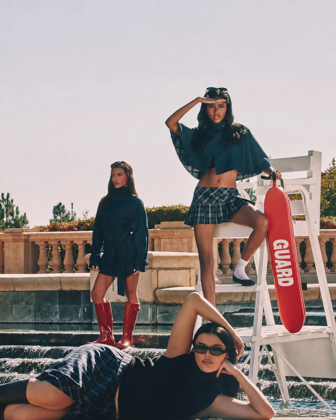 Poolside editorial styles